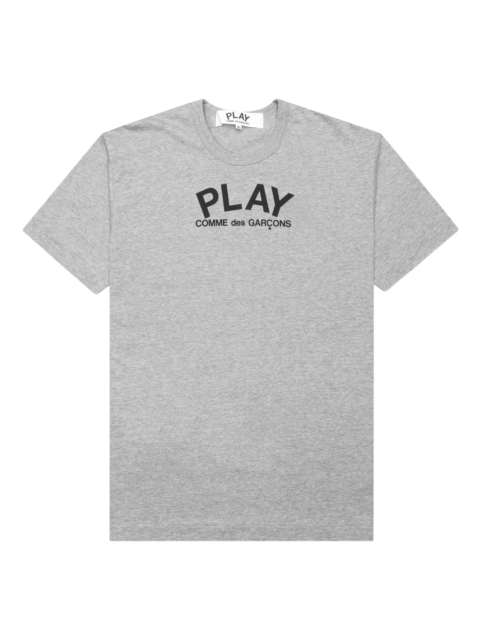 Футболка с принтом логотипа Comme Des Garçons Play, серый